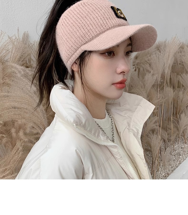 Surge Autumn Warm Ear Protection Knitted Duckbill Hat For Women, Stylish And Fashionable Korean Version, Versatile Winter_desvips.com