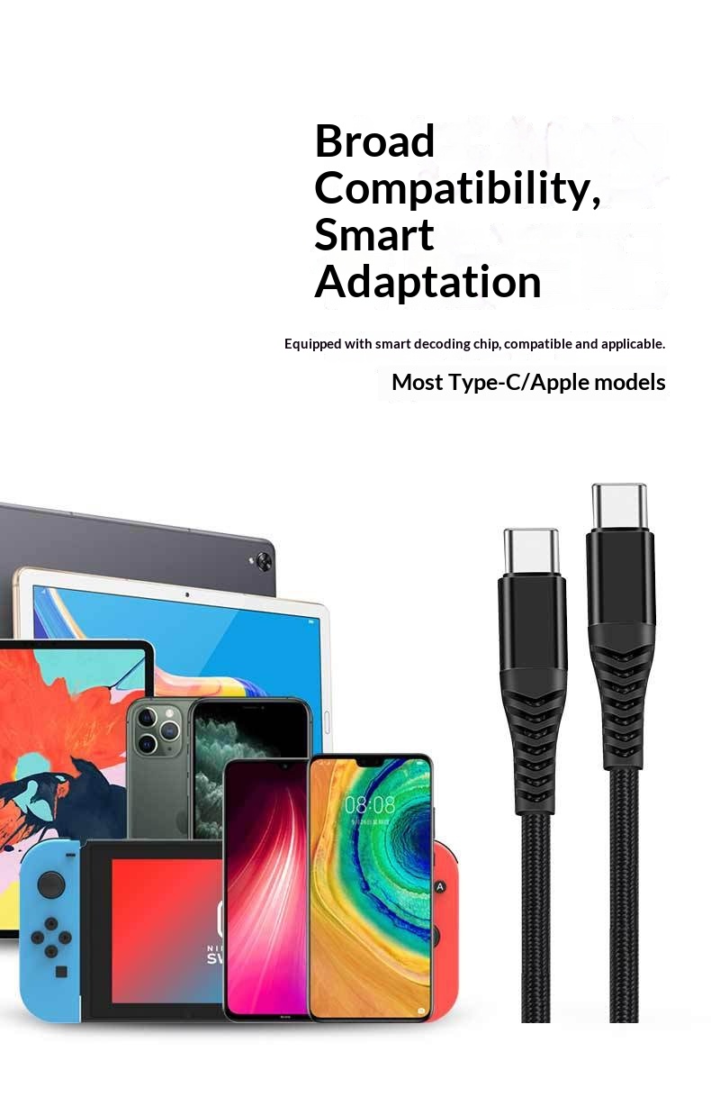Cabo de carregamento rápido Digitex Type-C para celular, compatível com Android e Huawei._voghion.com