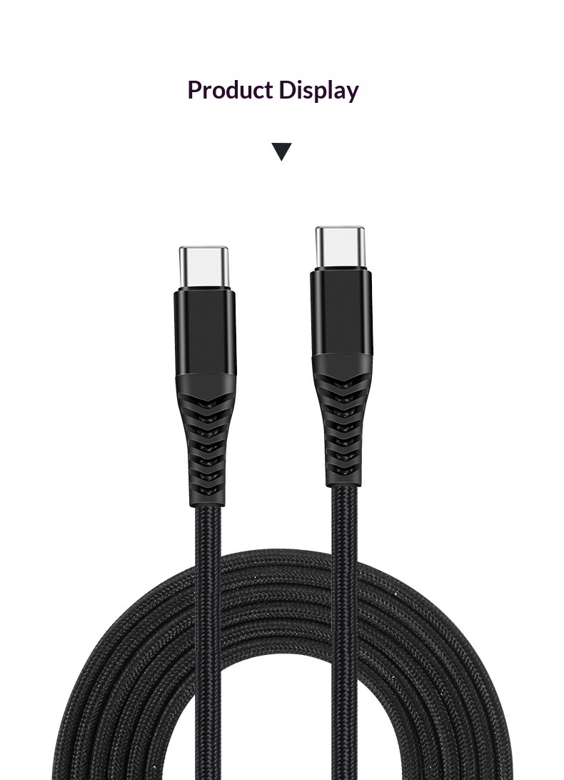 Cabo de carregamento rápido Digitex Type-C para celular, compatível com Android e Huawei._voghion.com