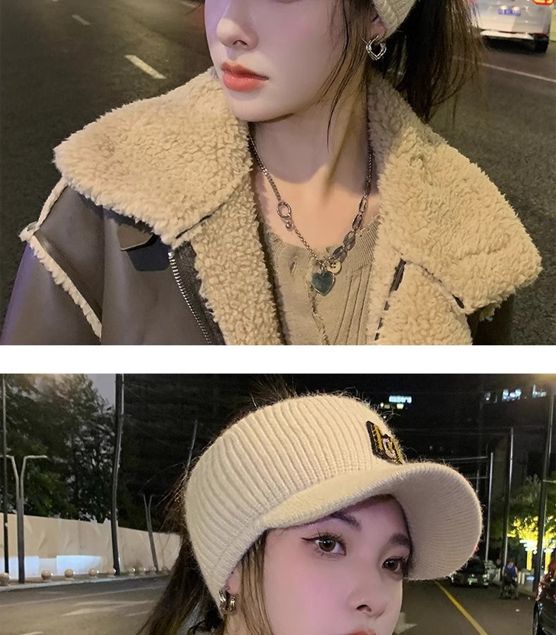 Surge Autumn Warm Ear Protection Knitted Duckbill Hat For Women, Stylish And Fashionable Korean Version, Versatile Winter_desvips.com