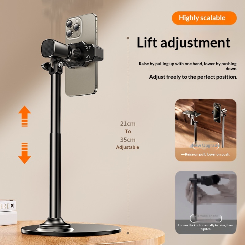 Digitex Digitex Phone Desktop Live Streaming Dedicated Multi-Functional Adjustable Height Telescopic Lazy Dormitory Binge-Watching_voghion.com