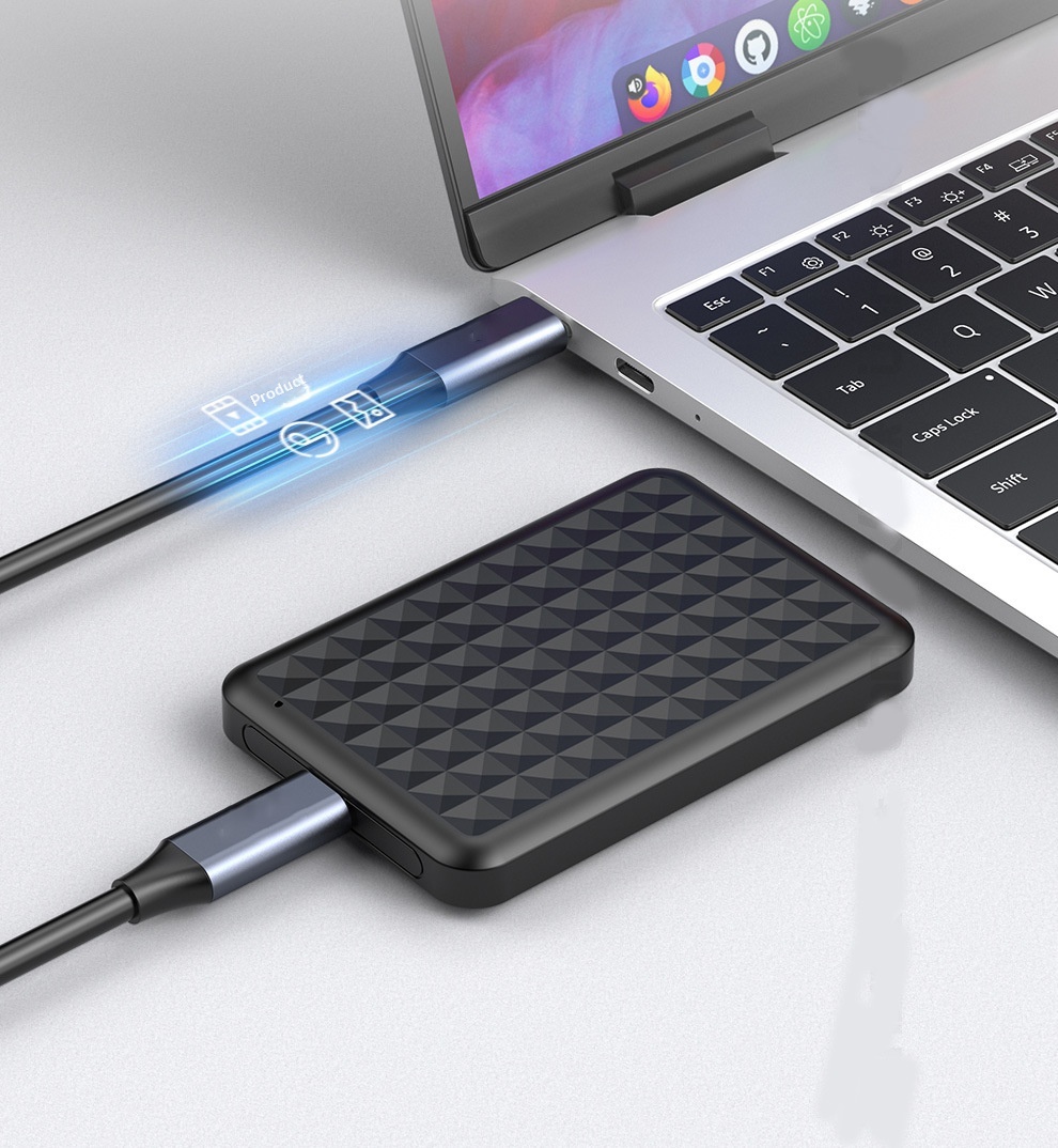 Digitex Dual-Head Type-C Full-Function Data USB 3.2 Gen 2*2 Externe Harde Schijf Kabel PD 240W One-Line Screen Casting_voghion.com