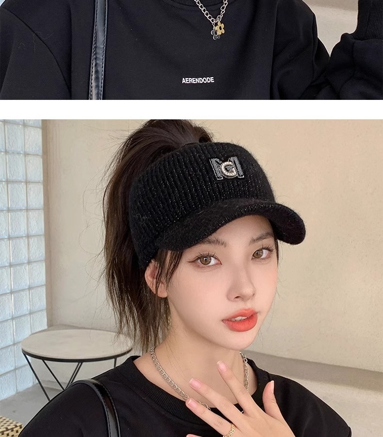 Surge Autumn Warm Ear Protection Knitted Duckbill Hat For Women, Stylish And Fashionable Korean Version, Versatile Winter_desvips.com