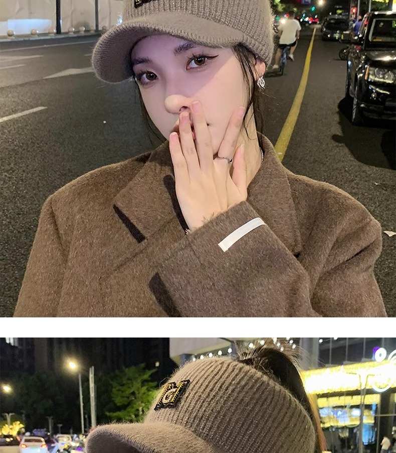 Surge Autumn Warm Ear Protection Knitted Duckbill Hat For Women, Stylish And Fashionable Korean Version, Versatile Winter_desvips.com