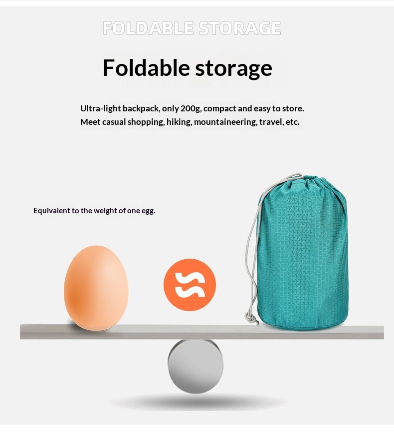 Surge Sports Outdoor Lightweight Travel Portable Folding Mountaineering Bag Hiking Cycling Waterproof Backpack_desvips.com