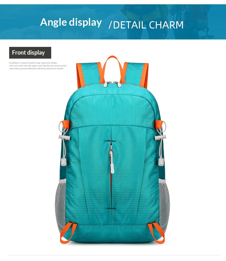 Surge Sports Outdoor Lightweight Travel Portable Folding Mountaineering Bag Hiking Cycling Waterproof Backpack_desvips.com