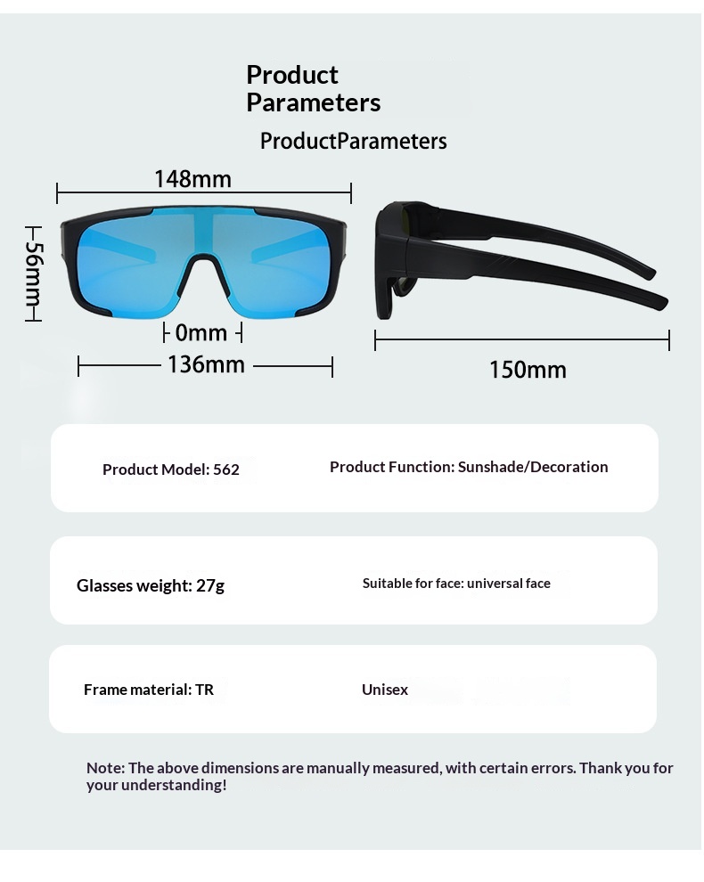 TR90 Ultra-light Cycling Polarized Sunglasses Can Be Over Myopia Glasses Climbing Set Windproof Hiking Mountaineering_desvips.com