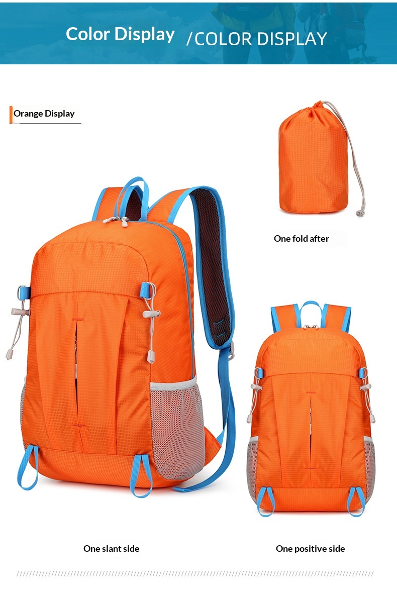 Surge Sports Outdoor Lightweight Travel Portable Folding Mountaineering Bag Hiking Cycling Waterproof Backpack_desvips.com