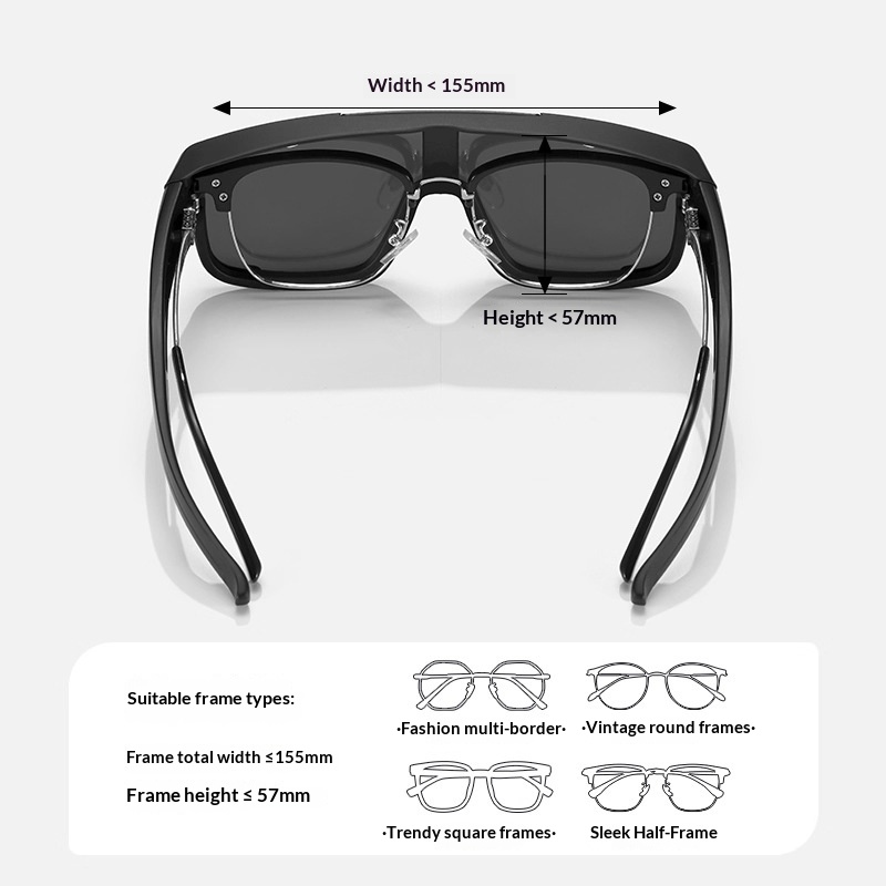 TR90 Ultra-light Cycling Polarized Sunglasses Can Be Over Myopia Glasses Climbing Set Windproof Hiking Mountaineering_desvips.com