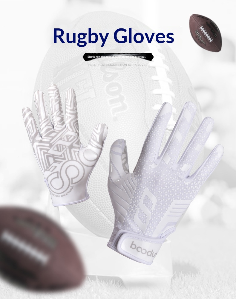Cross-Border Baseball Sports Field Batting Silicone Anti-Slip Softball Adult Training Competition Rugby Gloves_desvips.com