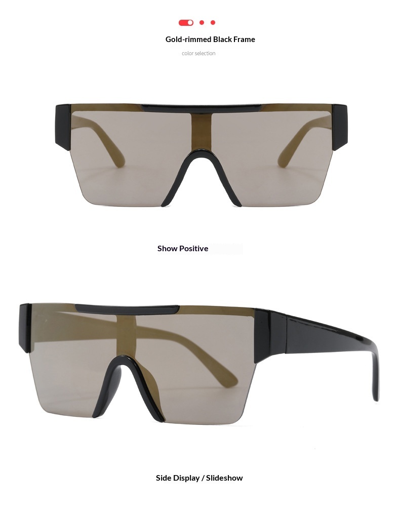 Surge Trendy Futuristic Women, Windproof Cycling Goggles, Mountaineering UV Protection Sunglasses For Men, Large Face Glasses_desvips.com