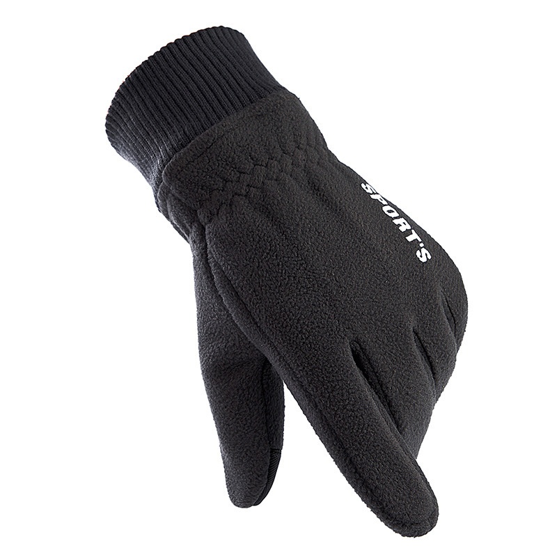 Surge Surge Surge Warm M's Polar Fleece Winter Fleece-Lined Thicked Windproof Cold-Proof Outdoor Riding Sports Touch Scre Gloves_desvips.com
