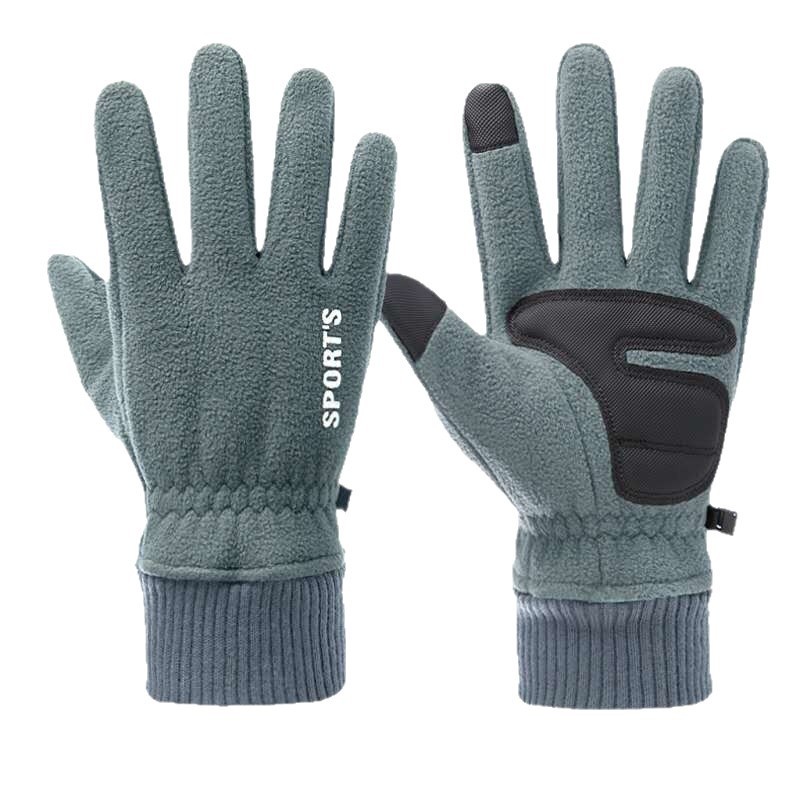 Surge Surge Surge Warm M's Polar Fleece Winter Fleece-Lined Thicked Windproof Cold-Proof Outdoor Riding Sports Touch Scre Gloves_desvips.com