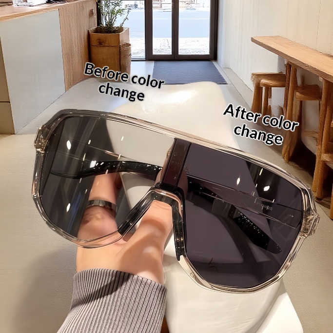 Surge For Women High-End Color-Changing UV Protection Mountaineering Windproof Goggles Outdoor Cycling Glasses Sunglasses_voghion.com