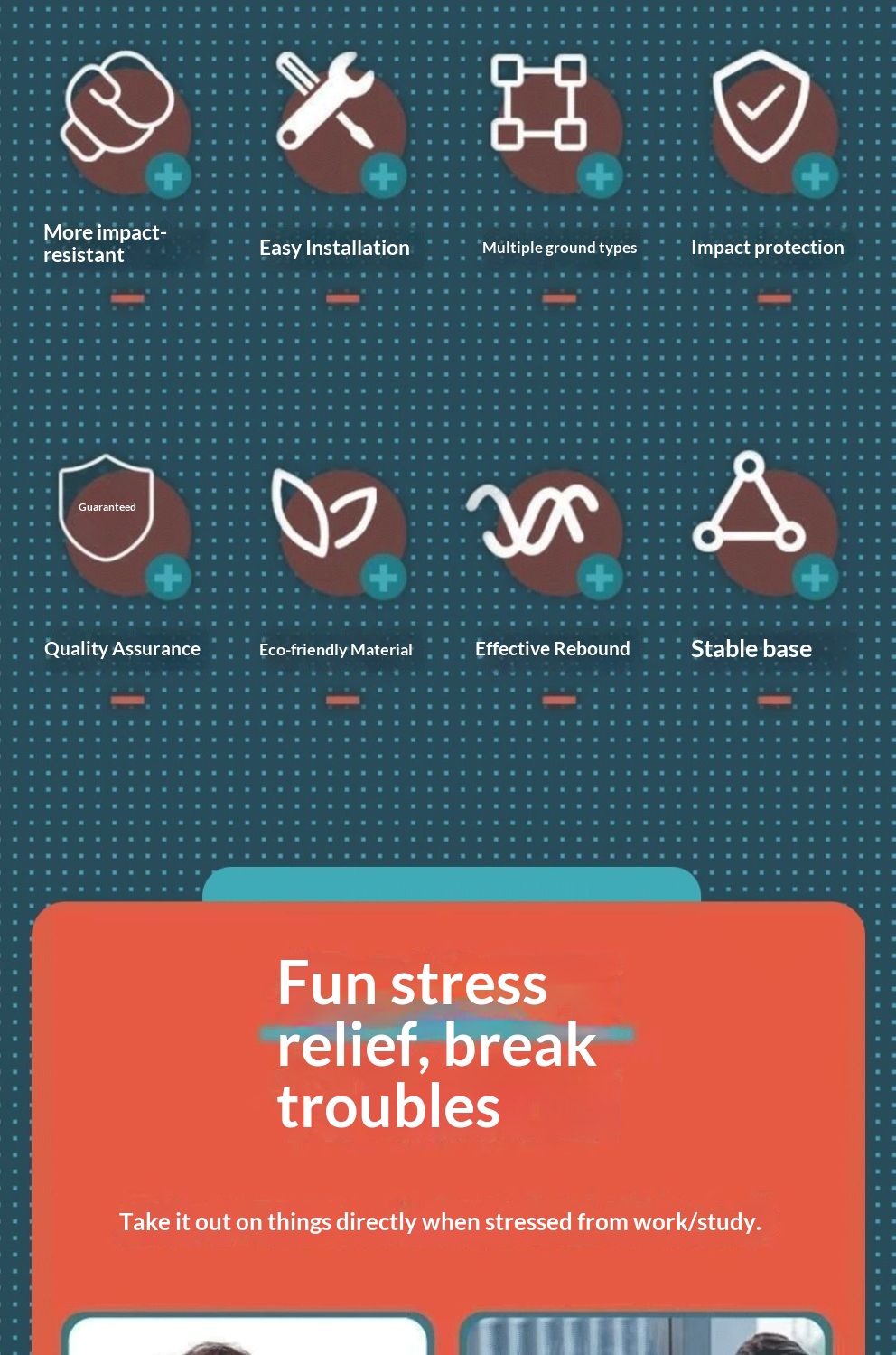 Children's Home Use Non-Tipping Post Inflatable Fitness Standing Punching Bag Kids Toy Boxing Training_desvips.com