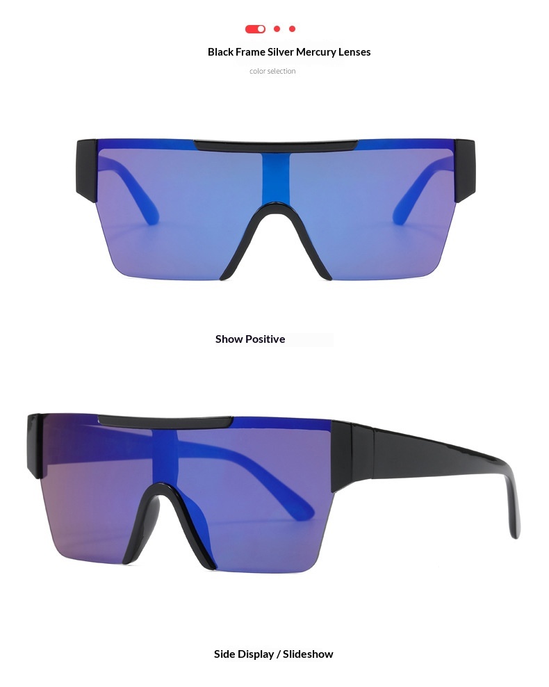 Surge Trendy Futuristic Women, Windproof Cycling Goggles, Mountaineering UV Protection Sunglasses For Men, Large Face Glasses_desvips.com