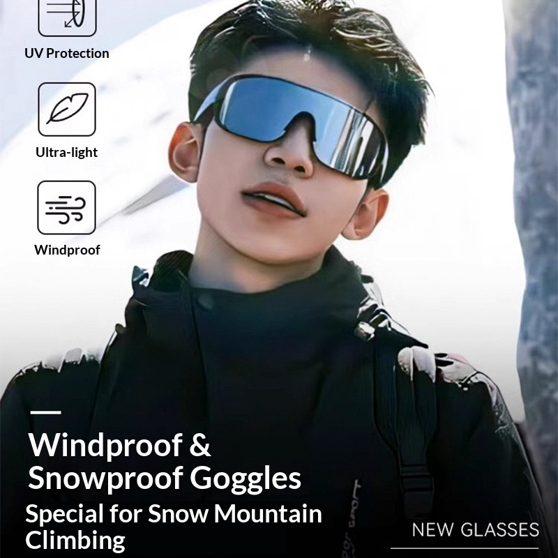 Surge Outdoor Hiking Skiing Northeast UV Protection Special Men And Women Sunglasses Mountaineering Snow Blind Glasses_voghion.com