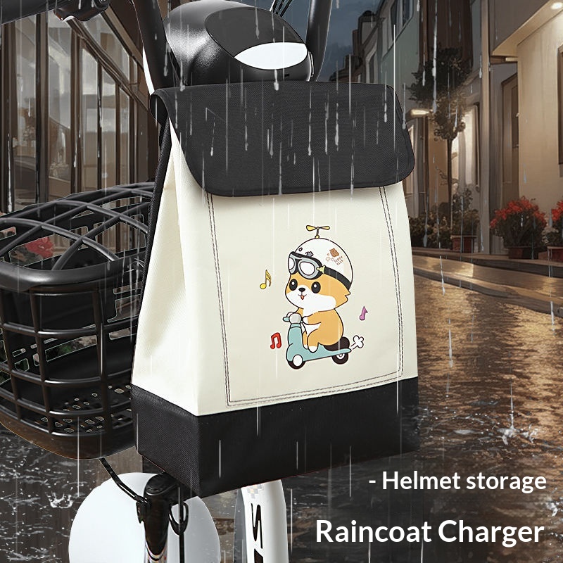 Surge Electric Front Waterproof Storage Organizer Magic Battery Scooter Bag Large Capacity Universal_voghion.com