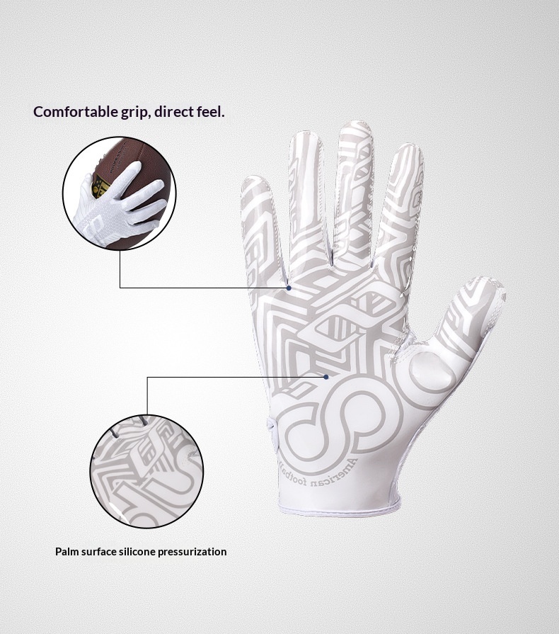 Cross-Border Baseball Sports Field Batting Silicone Anti-Slip Softball Adult Training Competition Rugby Gloves_desvips.com