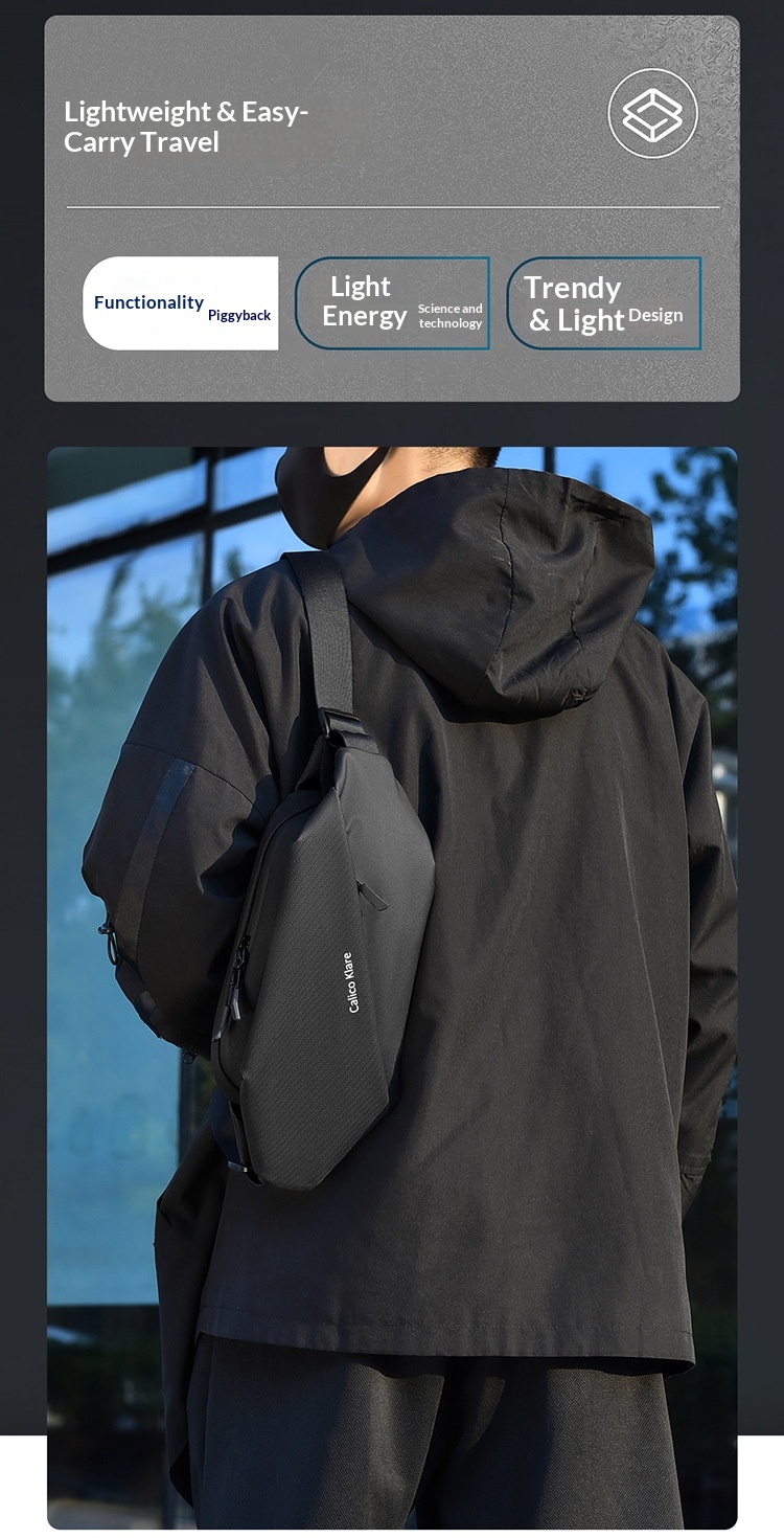 Surge New Chest Casual Fashion Crossbody Men's Motorcycle Backpack Riding Waist Sports Shoulder Bag_desvips.com