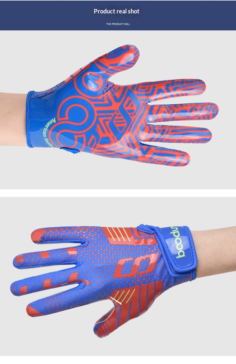 Cross-Border Baseball Sports Field Batting Silicone Anti-Slip Softball Adult Training Competition Rugby Gloves_desvips.com