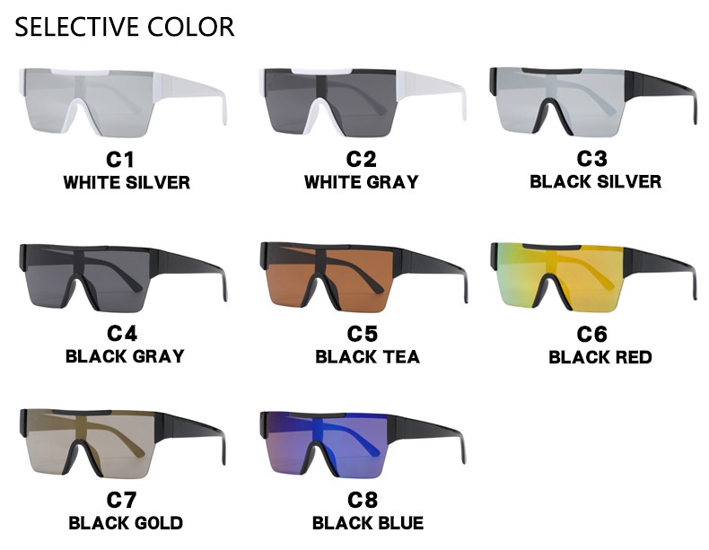 Surge Trendy Futuristic Women, Windproof Cycling Goggles, Mountaineering UV Protection Sunglasses For Men, Large Face Glasses_desvips.com