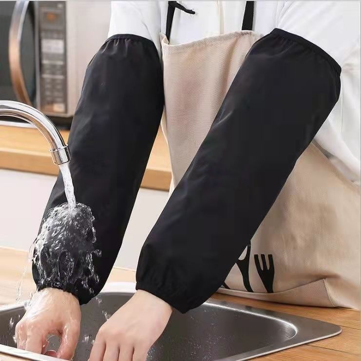 Lillian Waterproof Extended Men Women, Oil-Proof Black For Work And Life, Dirt-Reitant Protective Student Sleeve, Hand_voghion.com