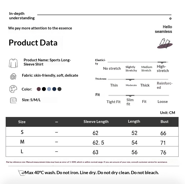 Surge Round Neck Tight Yoga Clothes Quick Dry Running Sports Tops Professional Pilates Training Elastic Long Sleeve_desvips.com