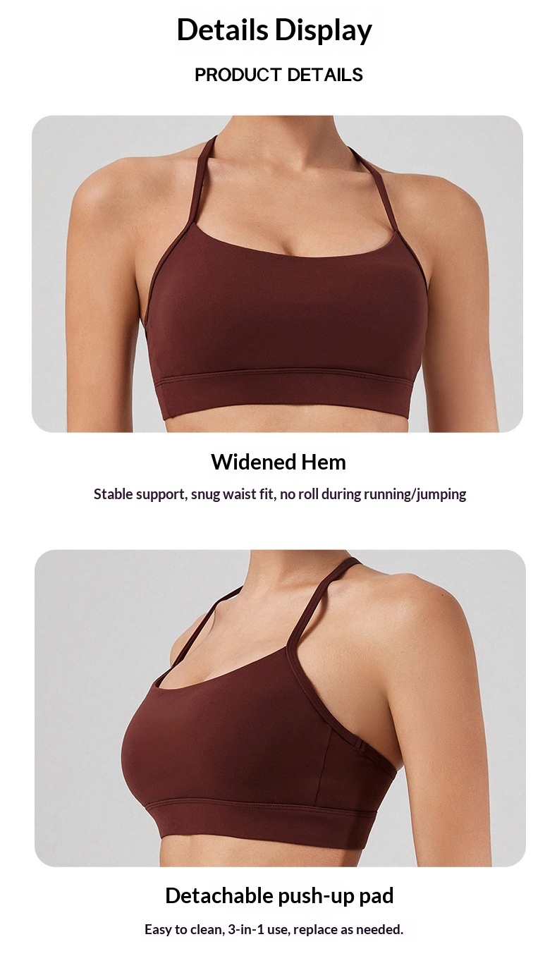 Surge European And American Y-Back Yoga Wear For Women, Fitness Running Outdoor Shockproof Tight Bra Quick-Dry Sports_desvips.com