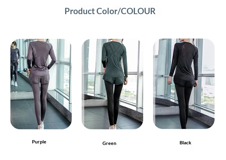 Surge New Professional Sleeve Long Pants Autumn Yoga Sports Loose Slimming Running Quick Dry Fitness Women Suit_desvips.com