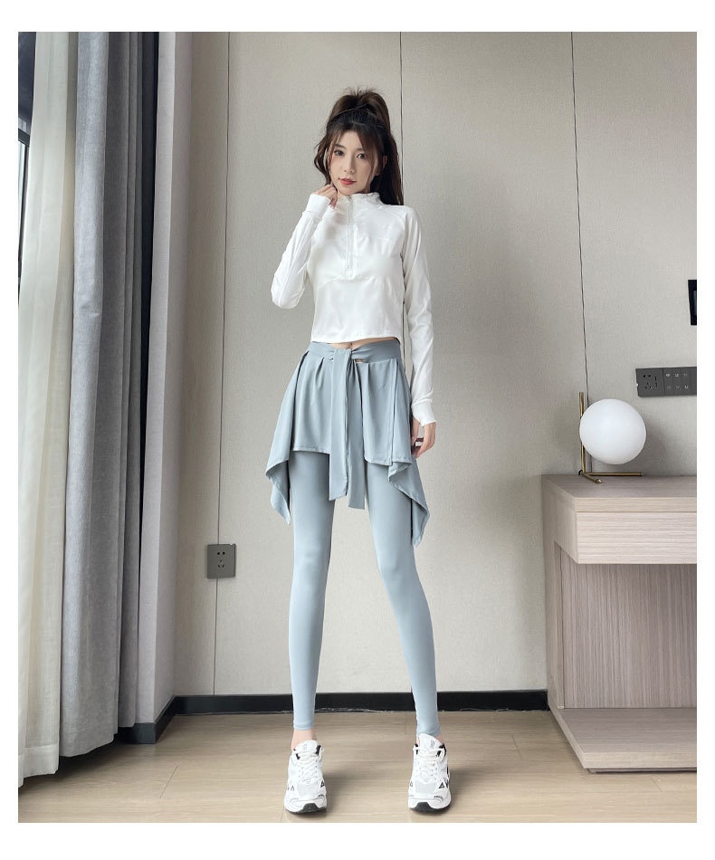 Surge Sports Suit Women 2024 New High-end Yoga Wear Fitness Climbing Badminton Skirt Pants Morning Running Clothes_desvips.com