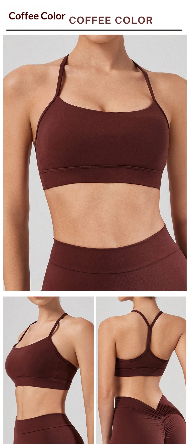 Surge European And American Y-Back Yoga Wear For Women, Fitness Running Outdoor Shockproof Tight Bra Quick-Dry Sports_desvips.com