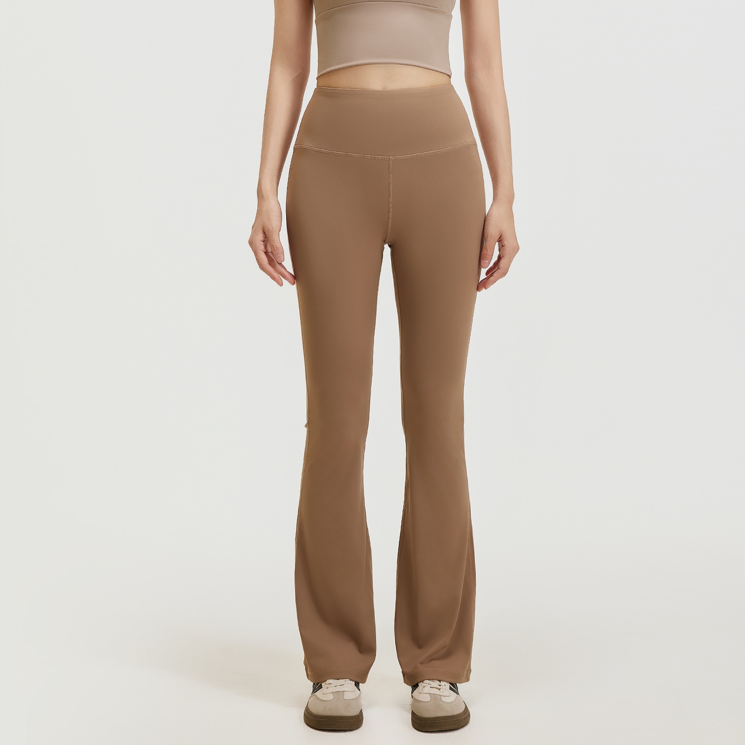 Surge Surge Surge Surge Surge Flared For Women High Waist Hip Lift Barely There Feel Sports Wide Leg Pilates Training Fitness Yoga Bell Bottom Pants_desvips.com