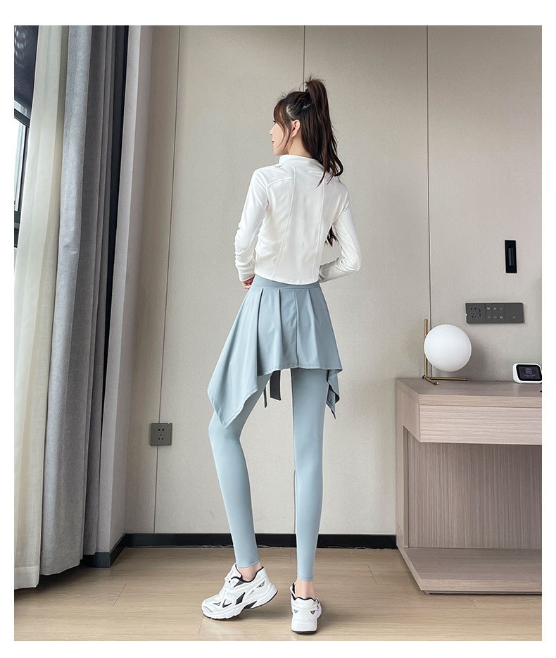 Surge Sports Suit Women 2024 New High-end Yoga Wear Fitness Climbing Badminton Skirt Pants Morning Running Clothes_desvips.com