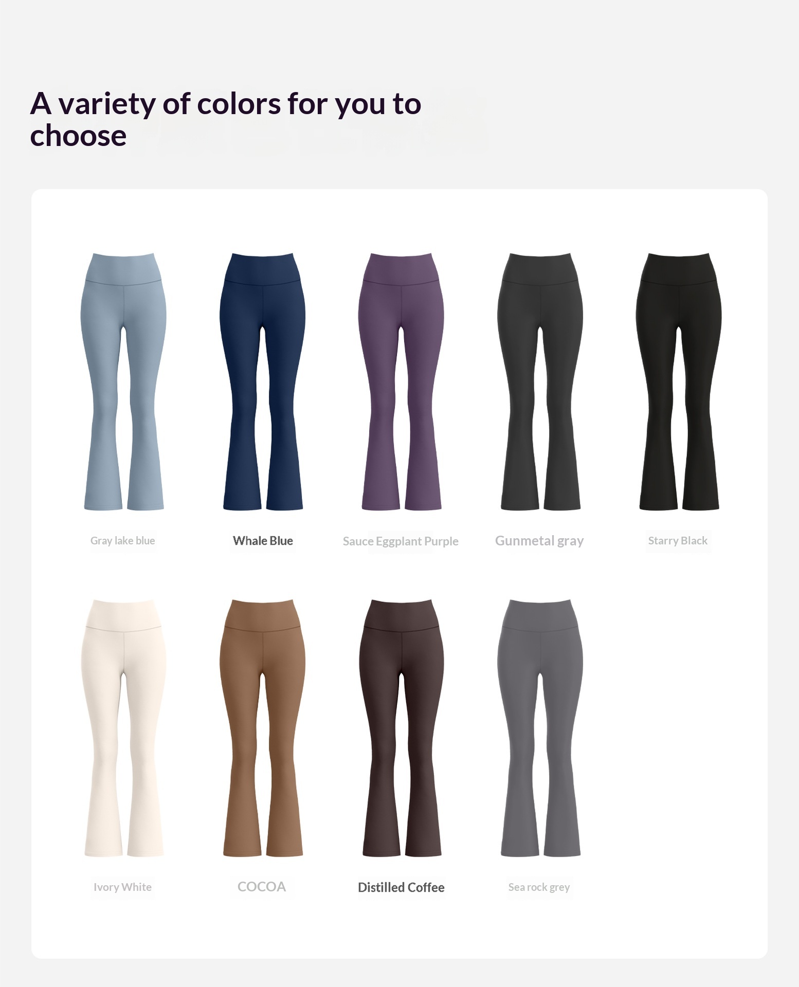 Surge Surge Surge Surge Surge Flared For Women High Waist Hip Lift Barely There Feel Sports Wide Leg Pilates Training Fitness Yoga Bell Bottom Pants_desvips.com