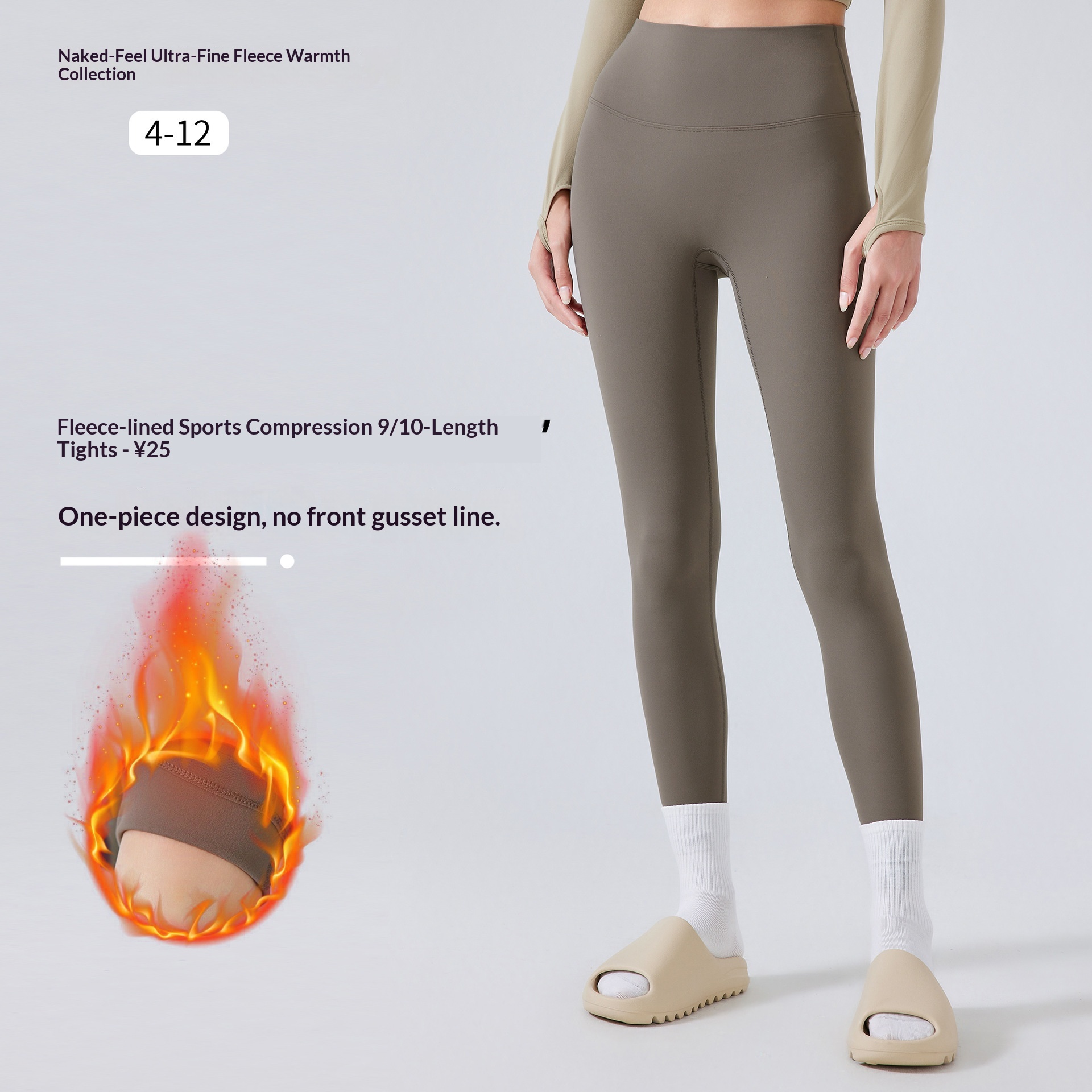 Surge Thin Velvet Yoga Women's New Tight Peach Hip Running Sports Nine-Point Pilates Fitness Pants DAW180_voghion.com
