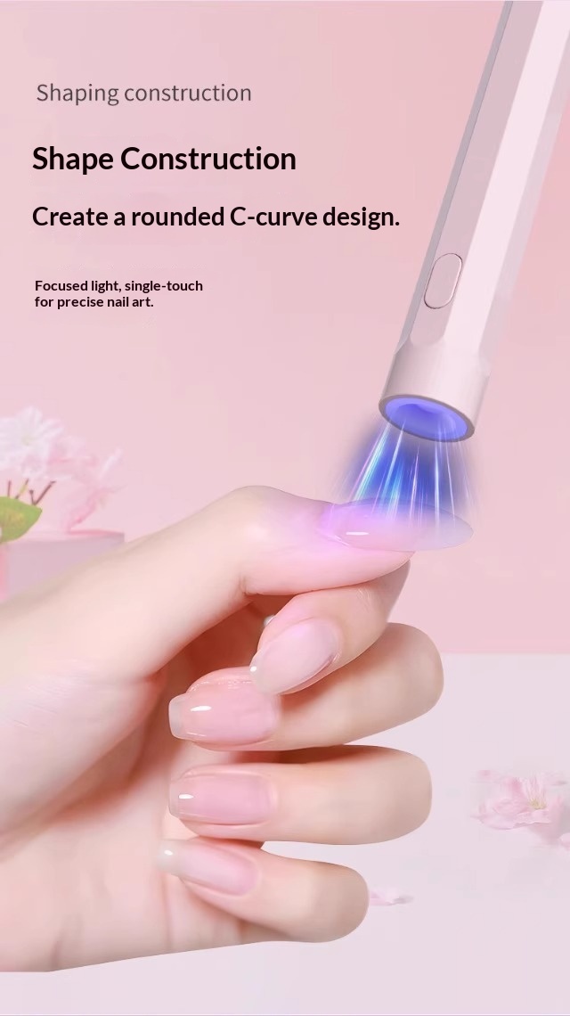 Mini Handheld Art Flat Small Portable Tip Curing Rechargeable Quick-Dry Multi-Function Nail Lamp Special_voghion.com