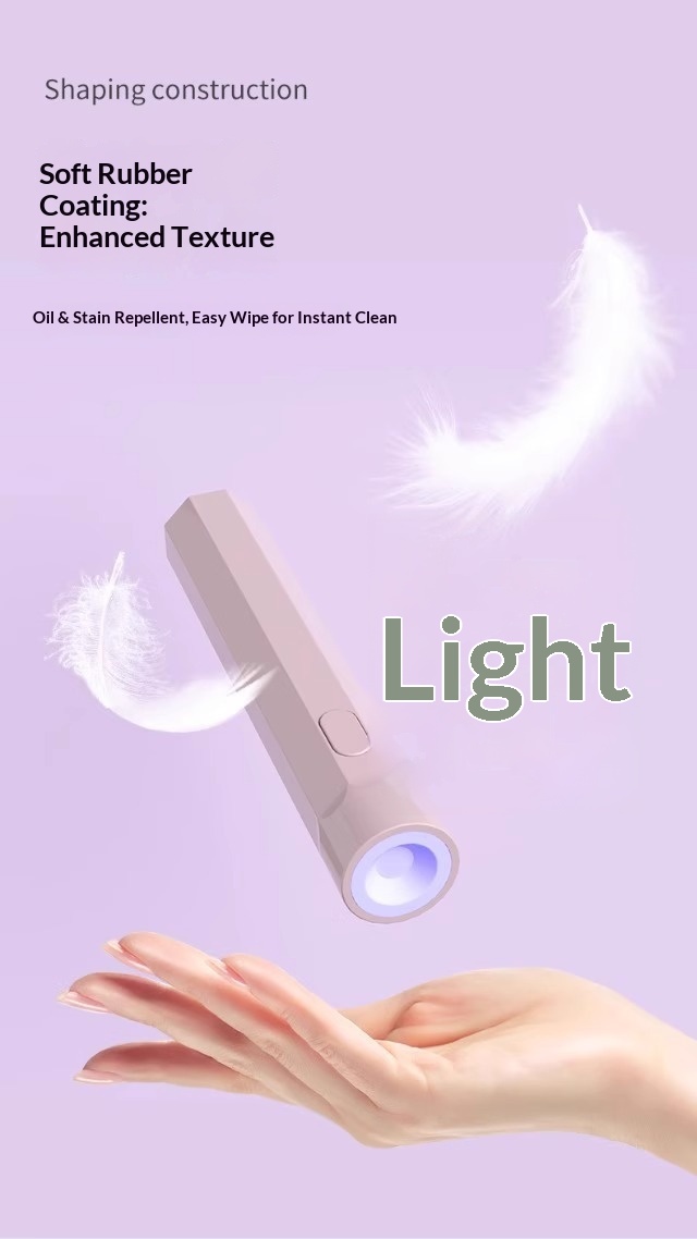 Mini Handheld Art Flat Small Portable Tip Curing Rechargeable Quick-Dry Multi-Function Nail Lamp Special_voghion.com