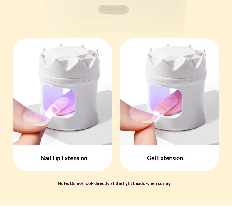 Factory Custom Mini UV Polish Gel Curing Fast-Drying Nail Lamp_voghion.com