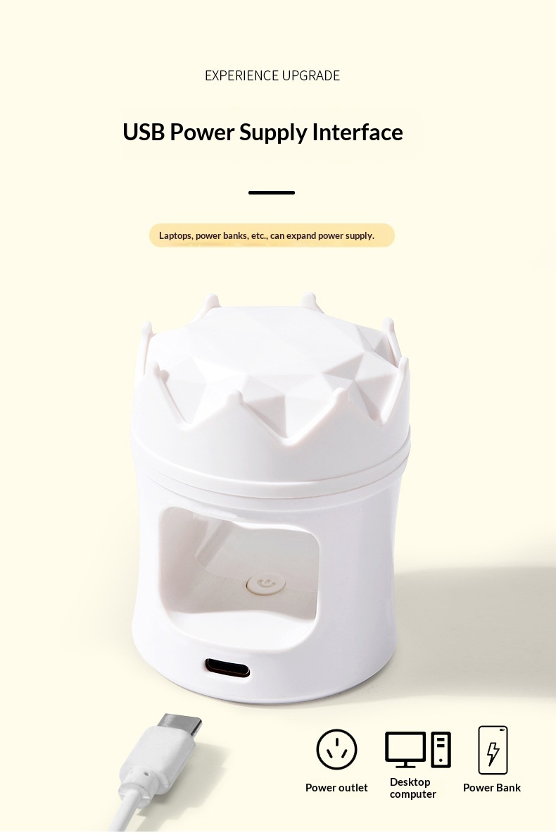 Factory Custom Mini UV Polish Gel Curing Fast-Drying Nail Lamp_voghion.com