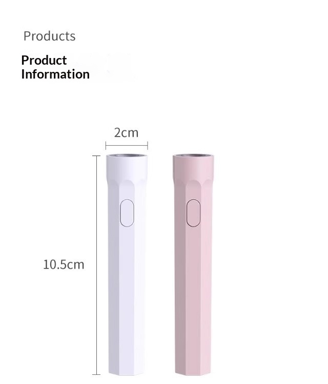 Mini Handheld Art Flat Small Portable Tip Curing Rechargeable Quick-Dry Multi-Function Nail Lamp Special_voghion.com