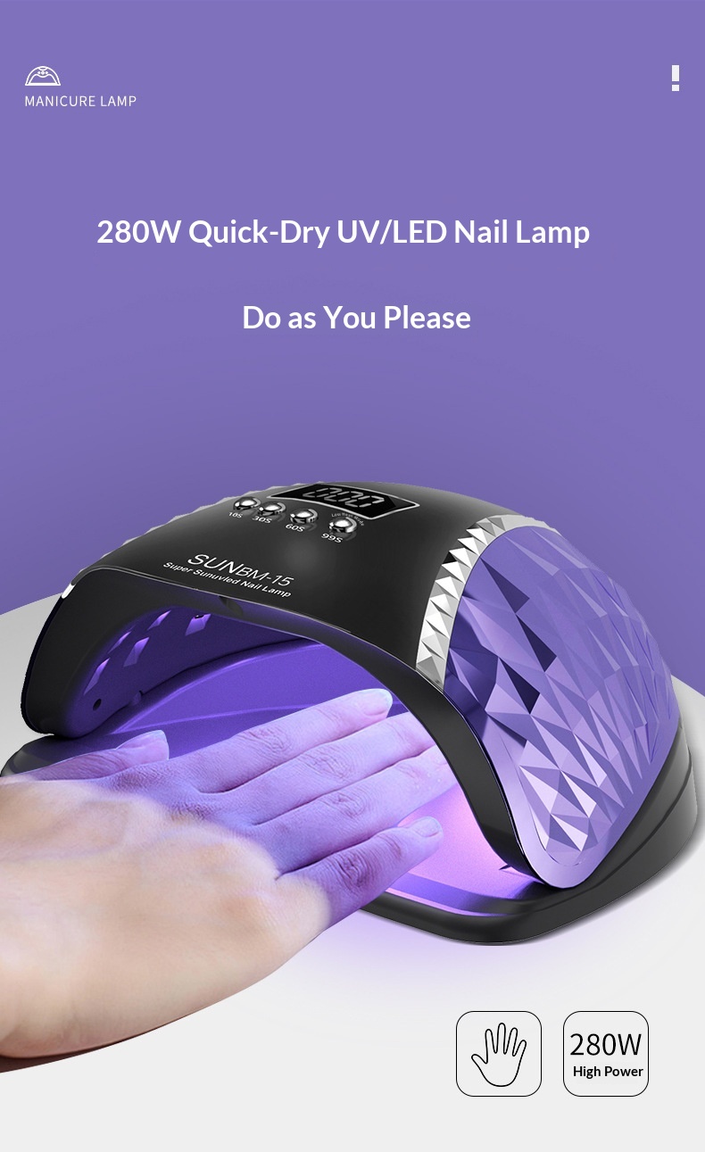 Fabrika Üretimi Hızlı Kuruyan Jel Oje UV Kürleme LED Tırnak Lambası_voghion.com