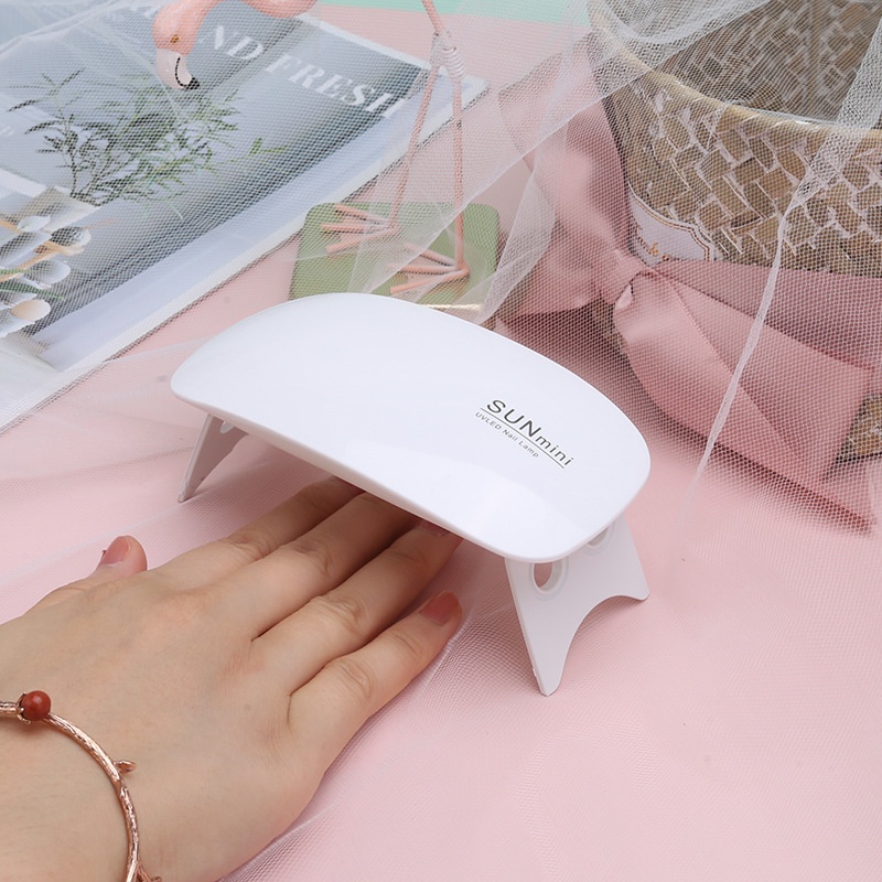 Sunmini Mouse Mini Handheld Foldable Nail Drying UV Curing Lamp_voghion.com
