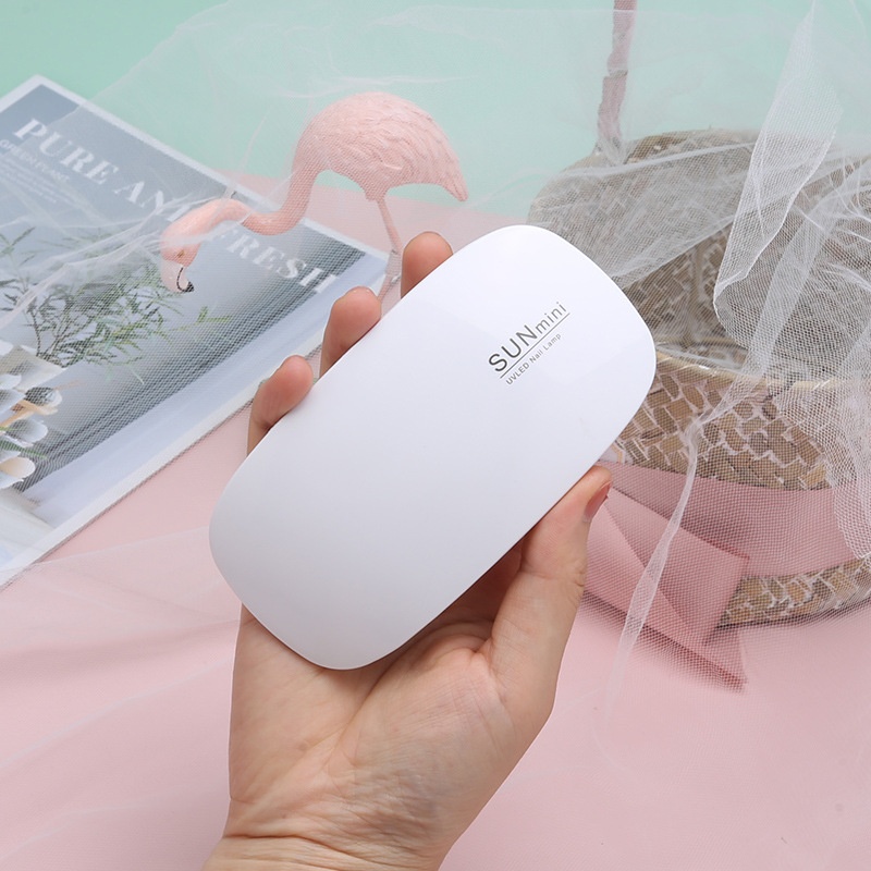 Sunmini Mouse Mini Handheld Foldable Nail Drying UV Curing Lamp_voghion.com