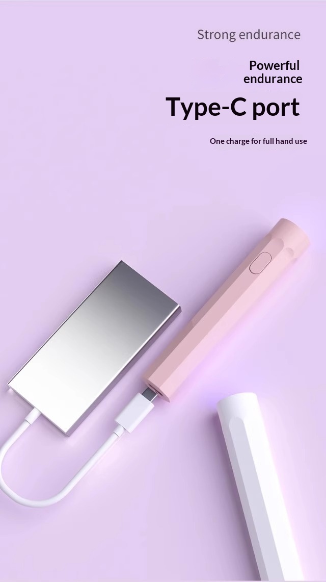 Mini Handheld Art Flat Small Portable Tip Curing Rechargeable Quick-Dry Multi-Function Nail Lamp Special_voghion.com