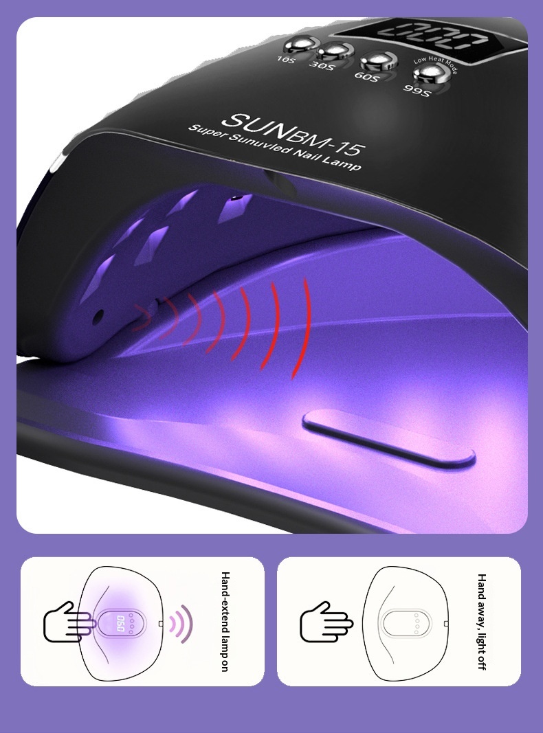 Fabrika Üretimi Hızlı Kuruyan Jel Oje UV Kürleme LED Tırnak Lambası_voghion.com