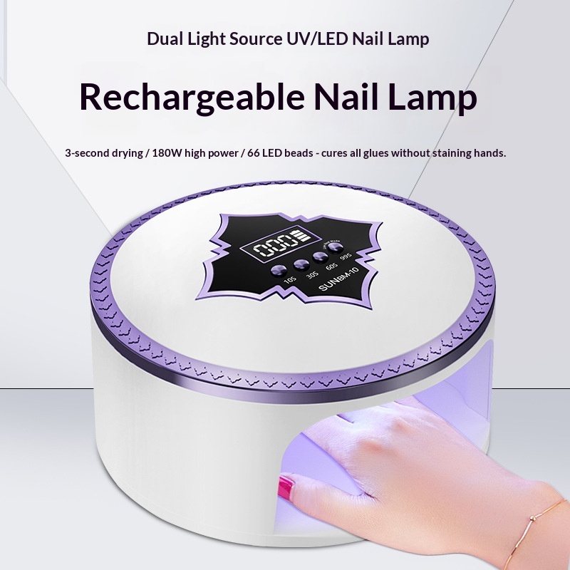 Neue wiederaufladbare UV-Härtungslampe, Schnelltrocknungs-Nageltrockner_voghion.com
