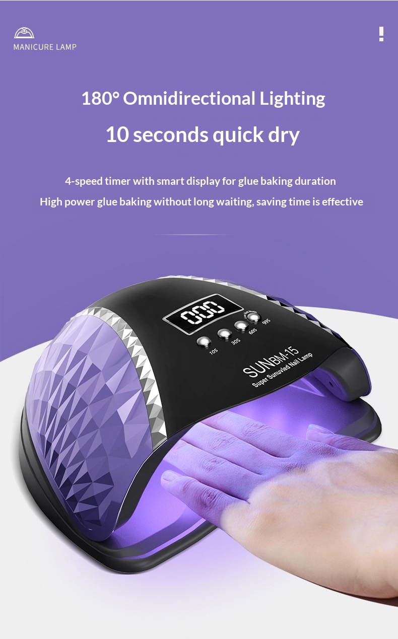 Fabrika Üretimi Hızlı Kuruyan Jel Oje UV Kürleme LED Tırnak Lambası_voghion.com