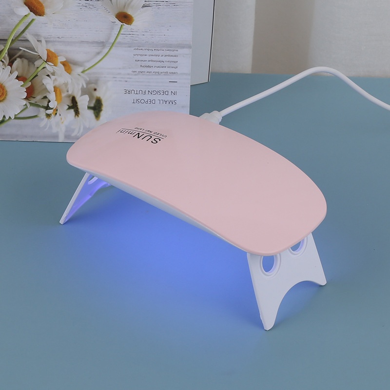 Sunmini Mouse Mini Handheld Foldable Nail Drying UV Curing Lamp_voghion.com