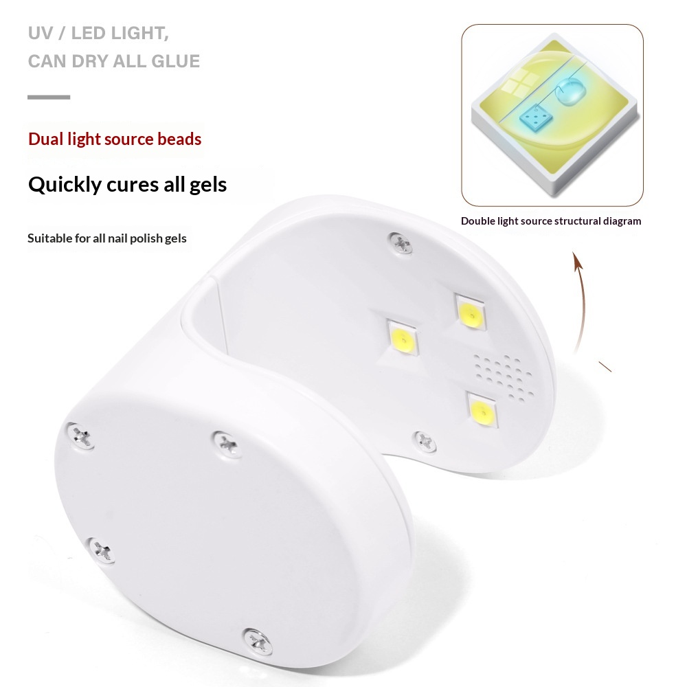 Cross-Border New Mini Egg-Shaped UV Compact Portable Curing Lamp USB Interface Nail Dryer_voghion.com